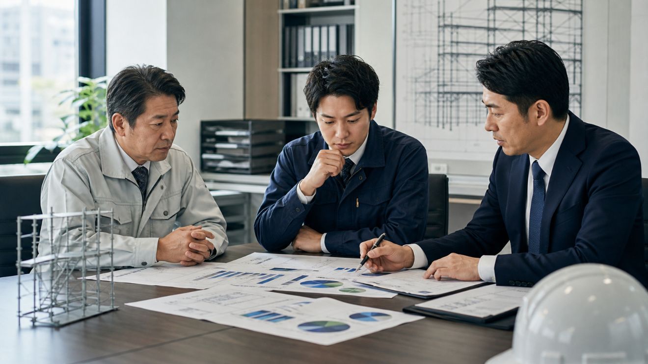 足場工事会社の売却前整理